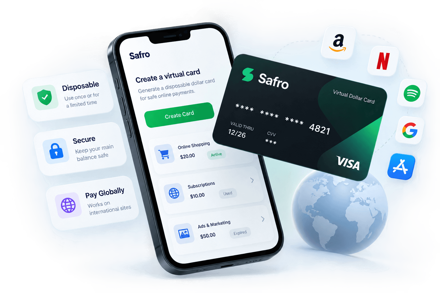Virtual Dollar Card